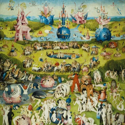Il Giardino delle Delizie, Hieronymus Bosch, 1490-1500